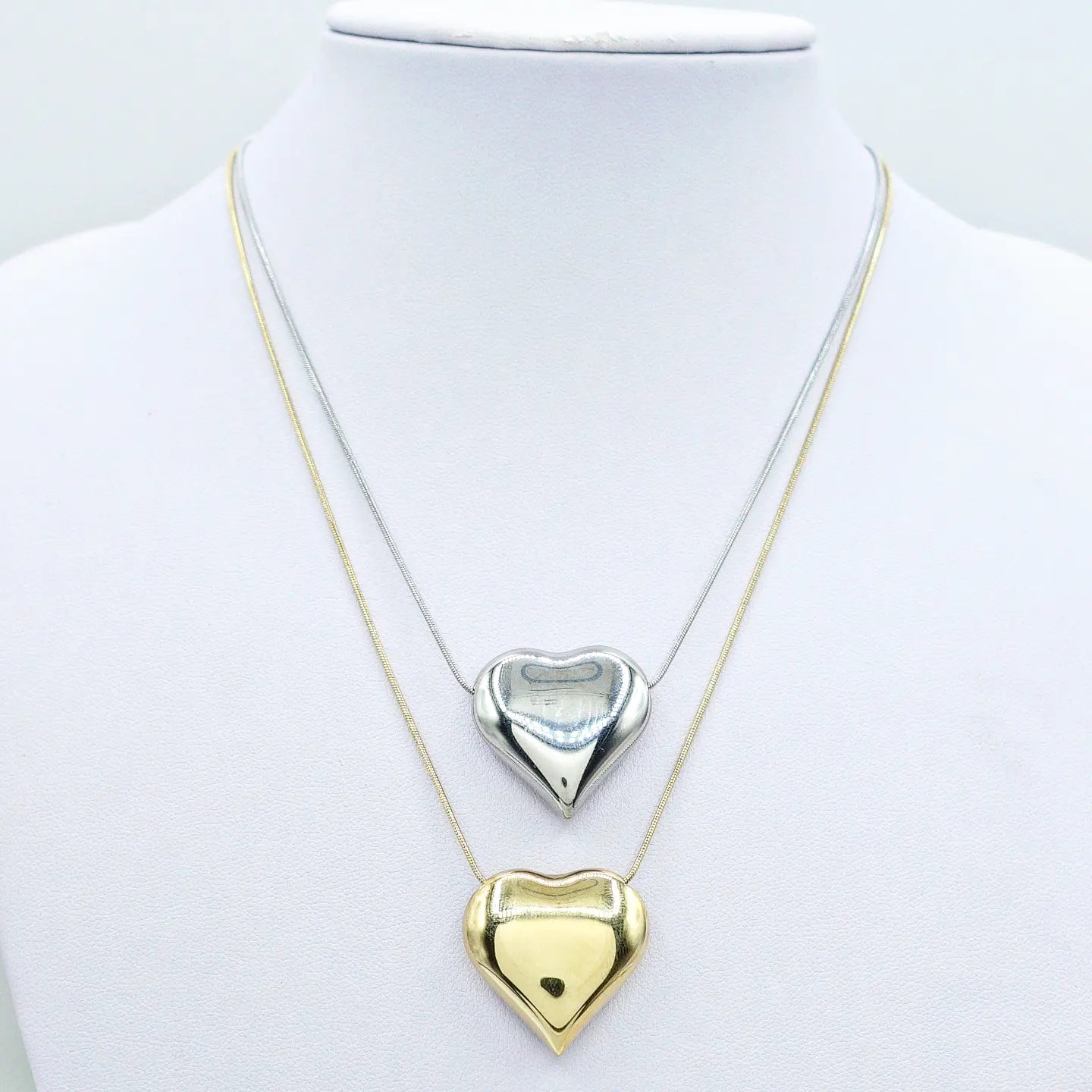 Ciondoli A Forma Di Cuore Per Bigiotteria Romantica - Foto 8