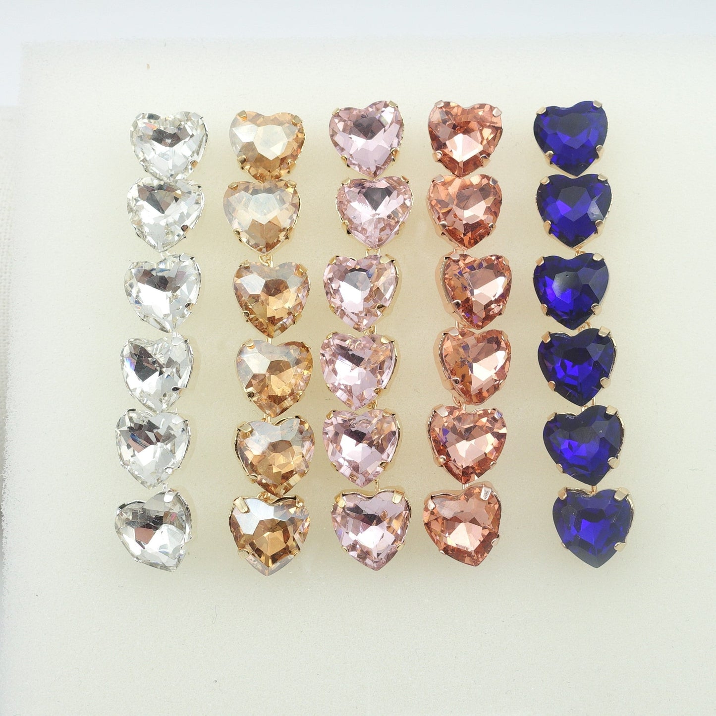 LUCE HEARTS - Orecchini con pietre sfaccettate