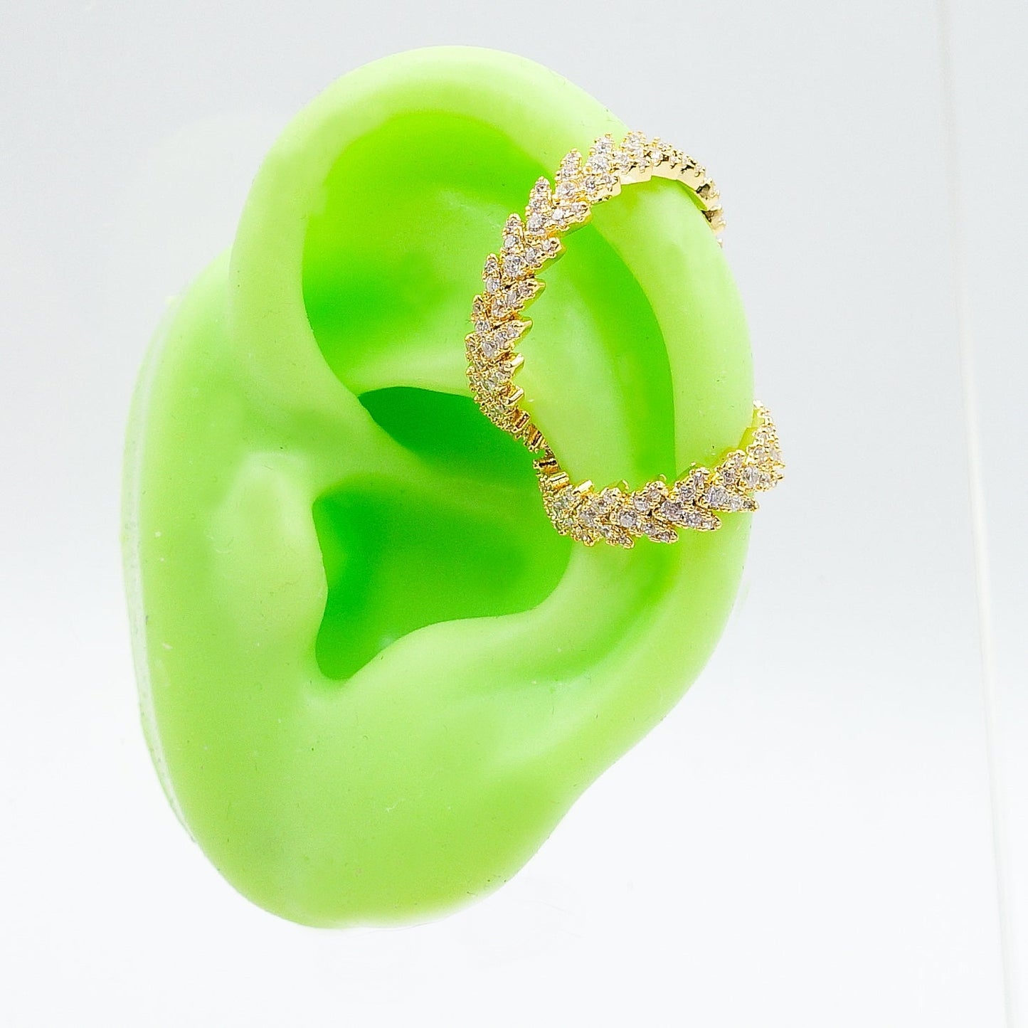 LYLAH ~ Earcuff Doppio con cubic zirconia