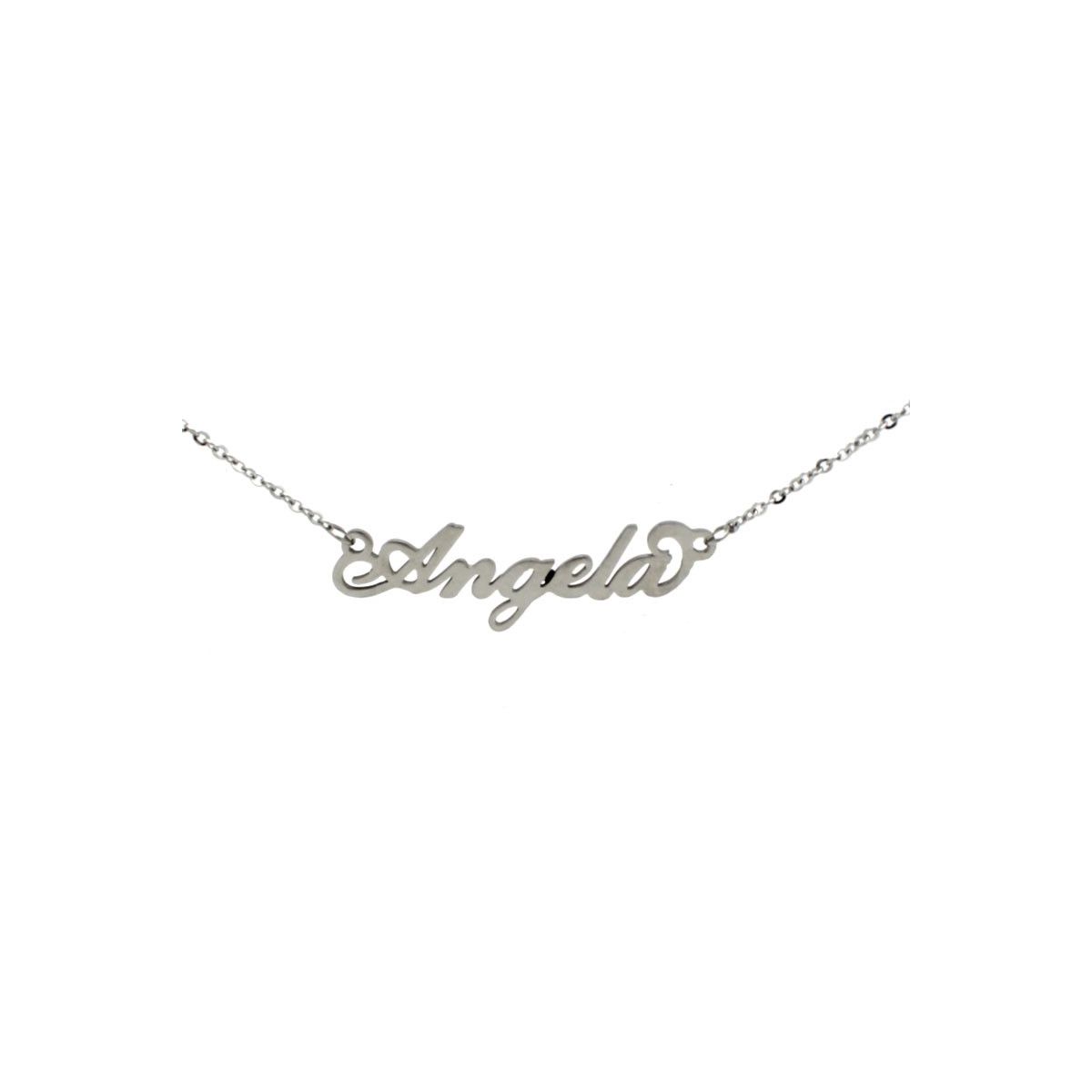 Collana "my name" Acciaio inossidabile