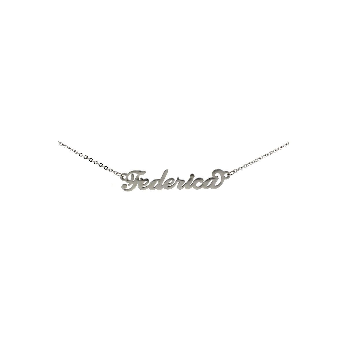 Collana "my name" Acciaio inossidabile