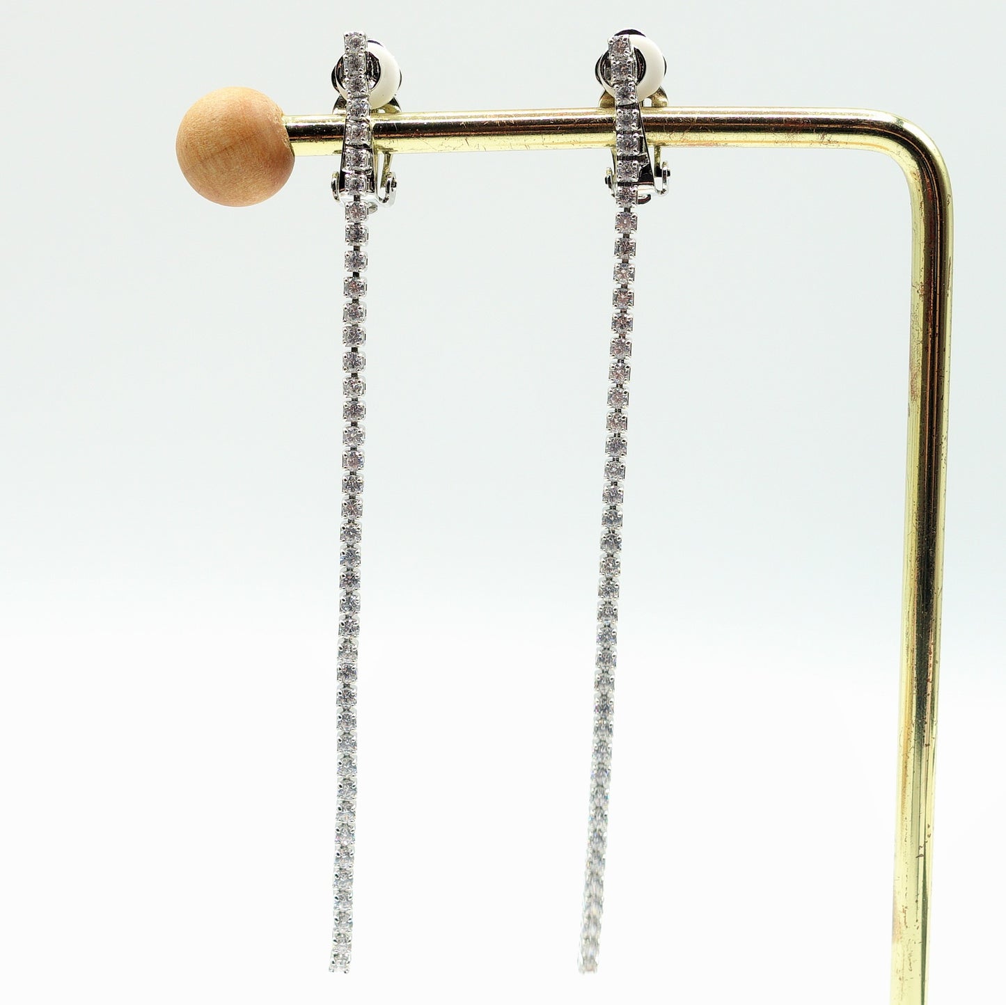 HOLLY~ orecchini a clip con cubic zirconia