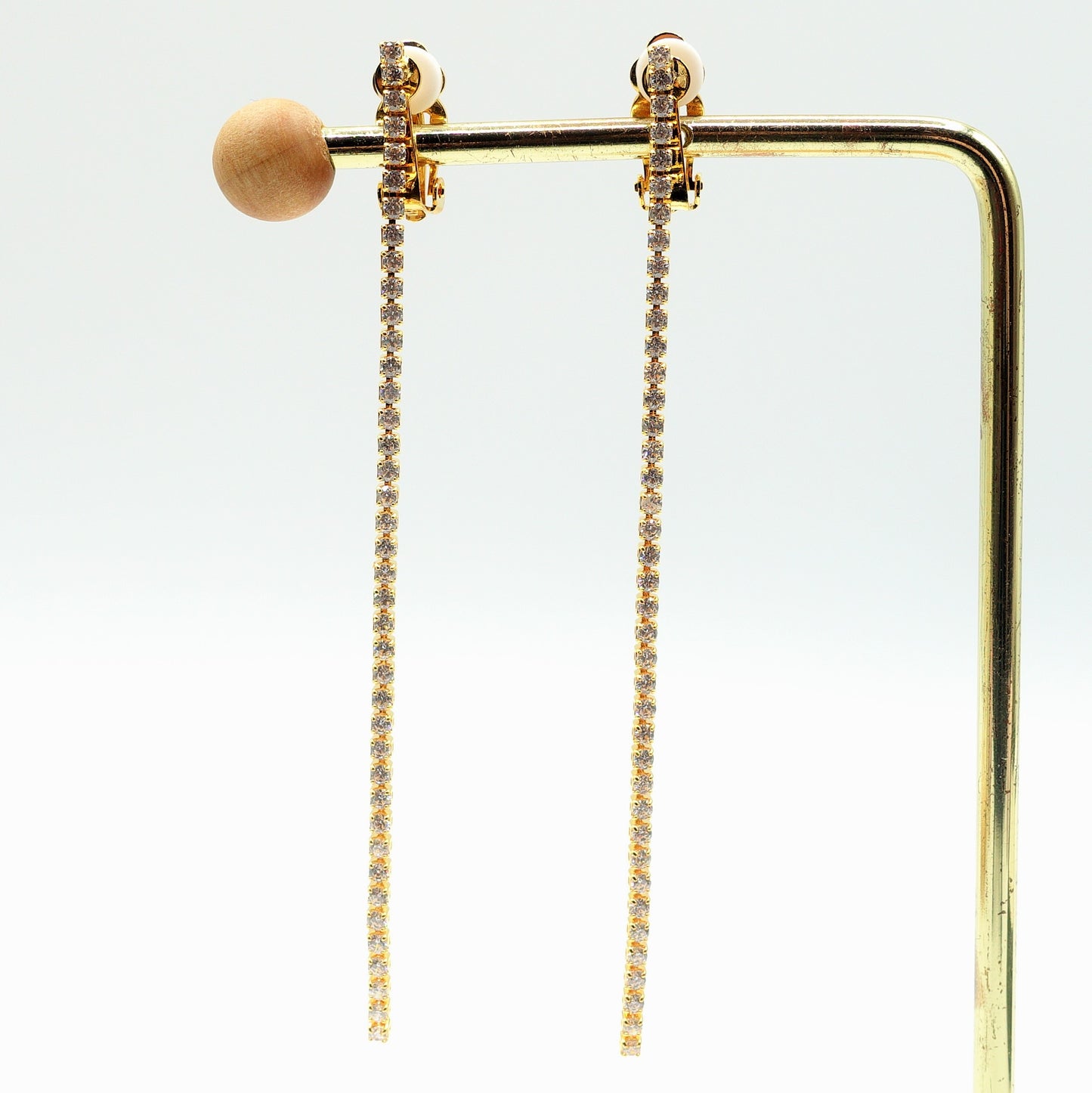 HOLLY~ orecchini a clip con cubic zirconia