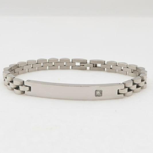 JARL- Bracciale uomo ACCIAIO INOSSIDABILE incisione personalizzata