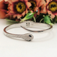 MEDEA~ Acciaio Inossidabile - Bracciale a serpente con cubic zirconia