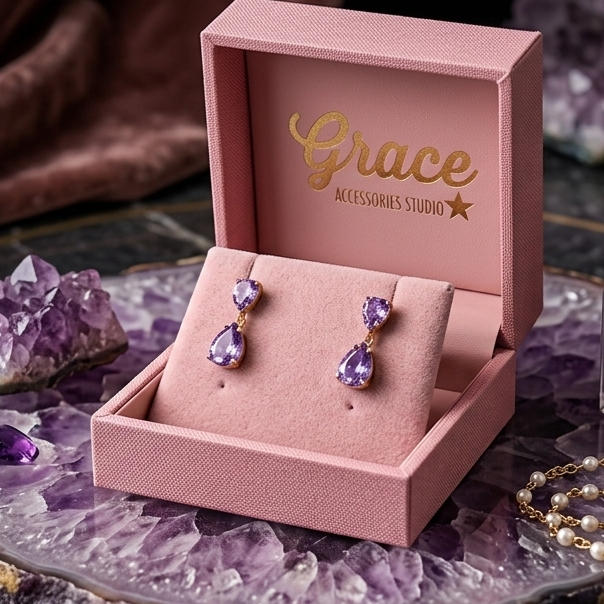 LORELEI - ACCIAIO INOSSIDABILE - Paia orecchini mini pendenti con cubic zirconia a forma di goccia
