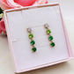 MURYEL Orecchini pendenti - ACCIAIO INOSSIDABILE ~ Orecchini pendenti tennis con cubic zirconia