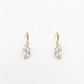 ROXANNE - Orecchini in ACCIAIO INOSSIDABILE a monachella con cubic zirconia