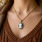VERSAILLES LUXE Collana Pendente con CAMMEO - ACCIAIO INOSSIDABILE e Cubic Zirconia