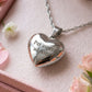 LOVE BOMBÈ PERSONALIZZAMI ~ ACCIAIO INOSSIDABILE - Collana ciondolo cuore bombè + incisione personalizzata