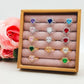 BLAIR ~ ACCIAIO INOSSIDABILE ~ Anello a cuore con Cubic Zirconia- Regolabile
