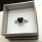 ROSE ~ ANELLO CON CUORE IN CUBIC ZIRCONIA-REGOLABILE