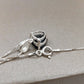 CONNIE 8mm ~ ARGENTO 925 ~ Collana con pendente cuore in cubic zirconia