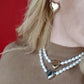 NANCY big heart - Collana perle con cuore in ACCIAIO INOSSIDABILE