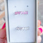 JENNY- cuori orizzontali ~ ANELLO REGOLABILE con cubic zirconia a forma di cuore