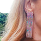 PRECIOUS ~ Orecchini rainbow a cascata in Cubic Zirconia