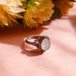 DEVATI ~ Anello regolabile in Pietra di Luna - Moonstone naturale