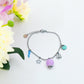TINKERBELL LUCKY ~ Bracciale ACCIAIO INOSSIDABILE con campanella e charms portafortuna