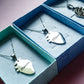 HUMAN HEART~ ACCIAIO inossidabile - Collana ciondolo cuore anatomico