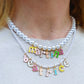 CANDY NAME - CHOKER Perle Con Nome smaltato colours personalizzabile