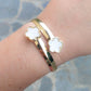 LILY manetta ~ Bracciale fiori in madreperla