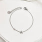 Bracciale MINI INIZIALE zirconata in ACCIAIO INOSSIDABILE 21 iniziali