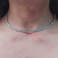 MELANIE LUXE 5MM ~ Girocollo chiusura TENNIS in ACCIAIO INOSSIDABILE e cubic zirconia
