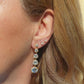 DELILAH PENDENTI ~ Orecchini in Cubic Zirconia rotondo