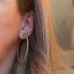 KHLOE big hoops ~ ACCIAIO INOSSIDABILE - Orecchini a cerchio con cubic zirconia