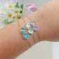 ALINA - ACCIAIO INOSSIDABILE - Bracciale con accessorio in cubic zirconia