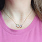 ALINA - ACCIAIO INOSSIDABILE - Collana con pendente in cubic zirconia