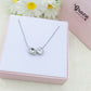 ALINA - ACCIAIO INOSSIDABILE - Collana con pendente in cubic zirconia
