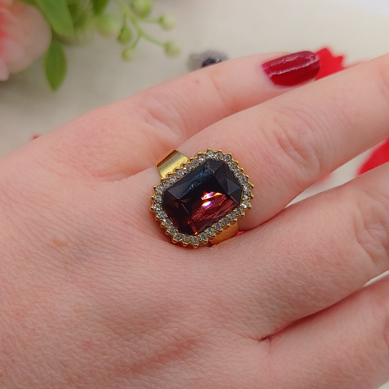 ARIEL LUXE Anello ACCIAIO INOSSIDABILE  - Anello con Cubic Zirconia