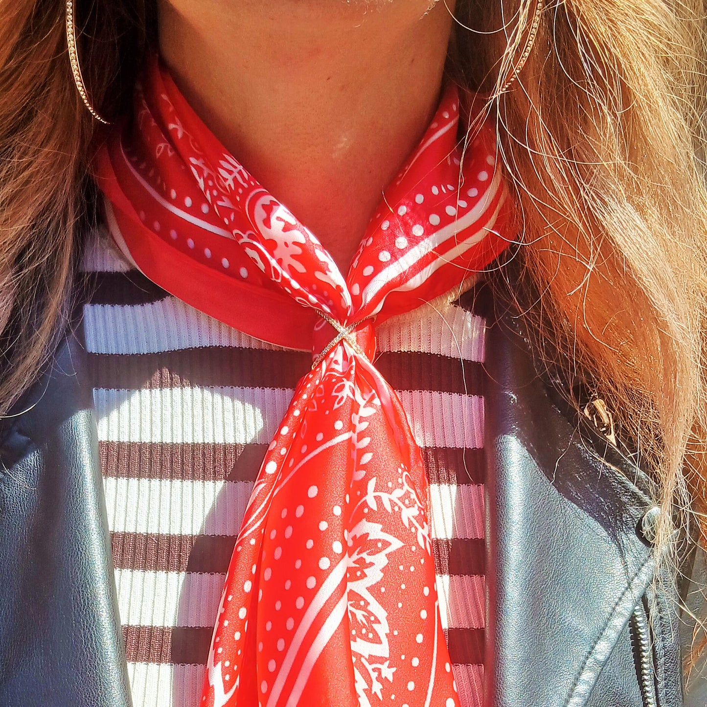 FERMA FOULARD ~ CRISS CROSS SHINE