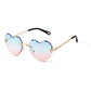 ADELINE - Occhiali da sole a cuore UV400 con custodia