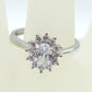 KATE ~ 8 COLORI - Anello regolabile con cubic zirconia a forma di OVALE