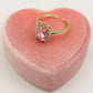 KATE ~ 8 COLORI - Anello regolabile con cubic zirconia a forma di OVALE