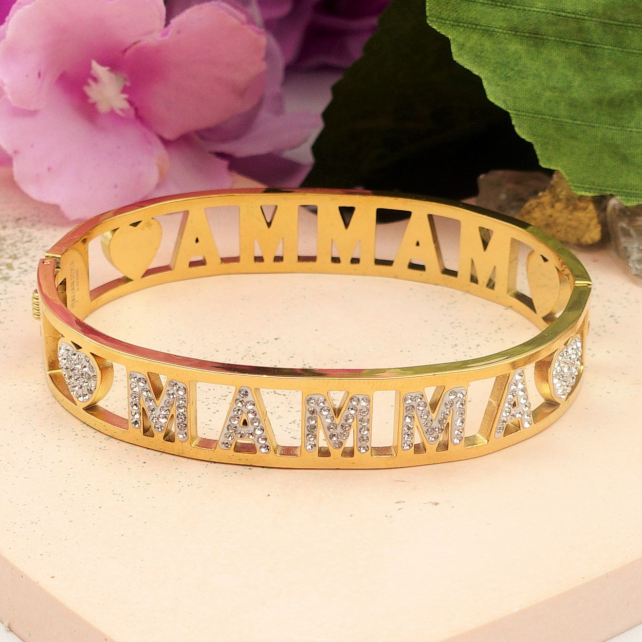 Anello con on sale scritta mamma