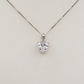 JADE ~ ARGENTO 925 ~ Collana con pendente cuore in cubic zirconia