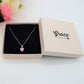 JADE ~ ARGENTO 925 ~ Collana con pendente cuore in cubic zirconia