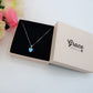 JADE ~ ARGENTO 925 ~ Collana con pendente cuore in cubic zirconia