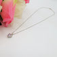 JADE ~ ARGENTO 925 ~ Collana con pendente cuore in cubic zirconia