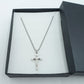 CROSS SET UOMO ~ Acciaio inossidabile Collana croce + bracciale