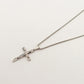 CROSS SET UOMO ~ Acciaio inossidabile Collana croce + bracciale