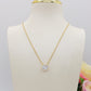 CHERIE single heart - ACCIAIO INOSSIDABILE - Collana con cuore in cubic zirconia
