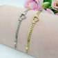 NOVA ~ Bracciale ACCIAIO INOSSIDABILE catena groumette e cuore