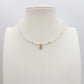 PEARLS INITIAL - Girocollo perle con iniziale Zirconata in Acciaio inossidabile