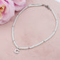 PEARLS INITIAL - Girocollo perle con iniziale Zirconata in Acciaio inossidabile