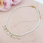 CHOKER Perle Con Nome personalizzabile in Acciaio Inox