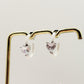 ROSE FLUO - HOOPS - acciaio inossidabile- 13 colori orecchini a cerchio smaltati con cubic zirconia